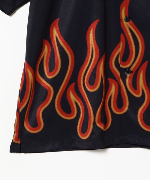 BEAMS（ビームス）の「ファイヤーパターン オープンカラーシャツ（シャツ/ブラウス・メンズ・ブルー系その他/レッド系その他・XL/L/M/S）」の16枚目の写真