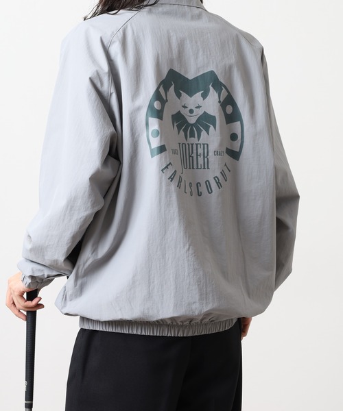 JOKER(ジョーカー)の「JOKER ナイロントレーニングジャケット ゴルフ(ナイロンジャケット・メンズ・ブラック/カーキ/グレー・XL/L)」の2枚目の写真