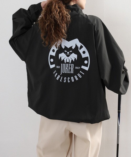 JOKER(ジョーカー)の「JOKER ナイロントレーニングジャケット ゴルフ(ナイロンジャケット・メンズ・ブラック/カーキ/グレー・XL/L)」の3枚目の写真
