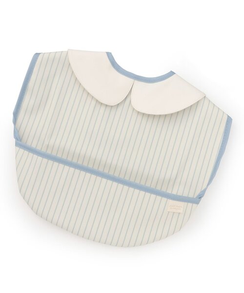 petit main（プティマイン）の「衿つきお食事エプロン（マグ/哺乳瓶/お食事グッズ・キッズ・ベージュ/ライトピンク/オフホワイト/ライトブルー・F）」の3枚目の写真