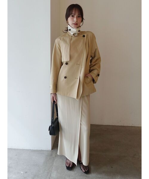 LAGUNAMOON（ラグナムーン）の「デザインポケットラップカットスカート（スカート・レディース・ブラック/アイボリー/ベージュ・MEDIUM/SMALL）」の19枚目の写真