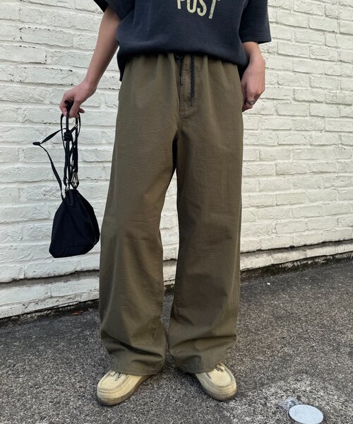 CIAOPANIC TYPY（チャオパニックティピー）の「【ユニセックス】履き心地◎/リップストップミリタリーパンツ（カーゴパンツ・メンズ・カーキ/ブラック・LARGE/MEDIUM）」の17枚目の写真