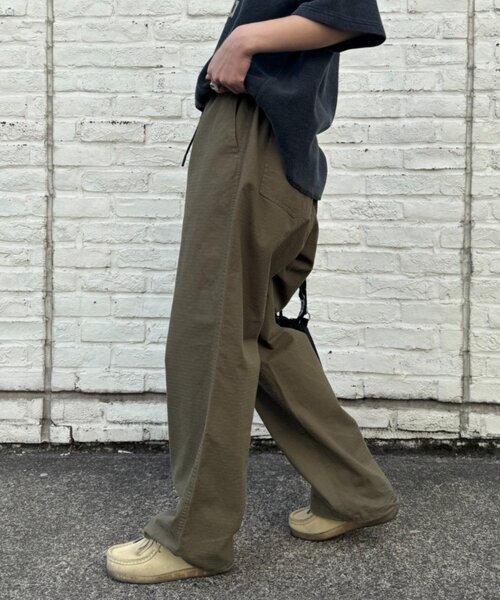 CIAOPANIC TYPY（チャオパニックティピー）の「【ユニセックス】履き心地◎/リップストップミリタリーパンツ（カーゴパンツ・メンズ・カーキ/ブラック・LARGE/MEDIUM）」の18枚目の写真