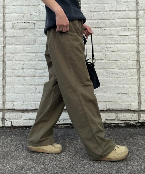 CIAOPANIC TYPY（チャオパニックティピー）の「【ユニセックス】履き心地◎/リップストップミリタリーパンツ（カーゴパンツ・メンズ・カーキ/ブラック・LARGE/MEDIUM）」の20枚目の写真