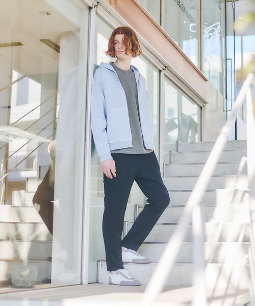 ABAHOUSE（アバハウス）の「カルゼストレッチ ノータック イージーパンツ / スリムテーパード（その他パンツ・メンズ・グレイッシュベージュ/グレイッシュブルー/ダークネイビー・44/46/48/50）」の4枚目の写真