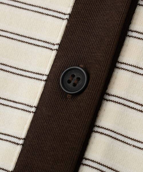 CRAFT STANDARD BOUTIQUE(クラフトスタンダードブティック)の「ポロ衿ボーダーワンピース◆(ワンピース・レディース・アイボリー/ブラウン・M/L)」の20枚目の写真