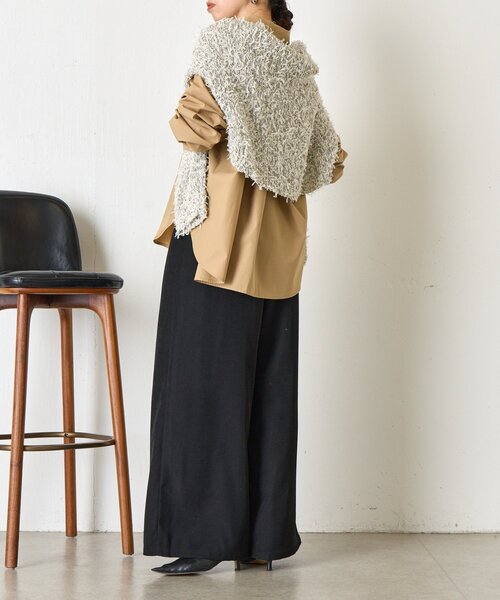 Jena espace merveilleux（ジェナ　エスパスメルヴェイユ）の「【ZOZOTOWN限定】フロントタックシャツ（シャツ/ブラウス・レディース・オフホワイト/ベージュ/ブルー・FREE）」の20枚目の写真