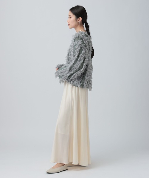 LEPSIM（レプシィム）の「バイアスフレアスカート　645452（スカート・レディース・ブラック/アイボリー/ブラウン・FREE）」の9枚目の写真