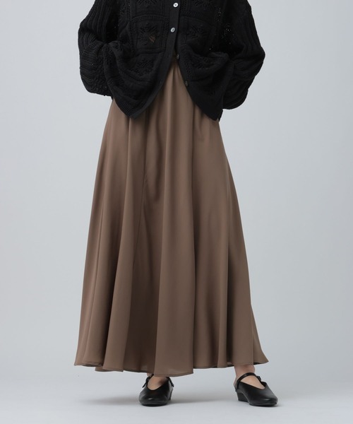 LEPSIM（レプシィム）の「バイアスフレアスカート　645452（スカート・レディース・ブラック/アイボリー/ブラウン・FREE）」の16枚目の写真