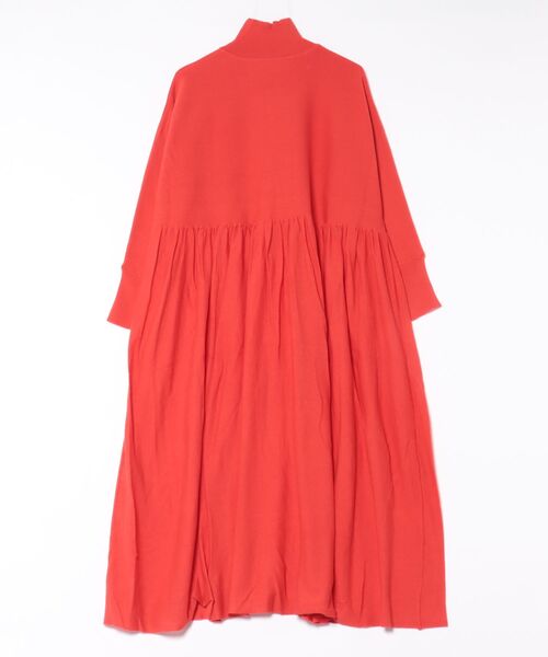 Three Four Time（ｽﾘｰﾌｫｰﾀｲﾑ）の「ギャザーニットワンピース（ワンピース・レディース・オレンジ/ブラック・FREE）」の15枚目の写真