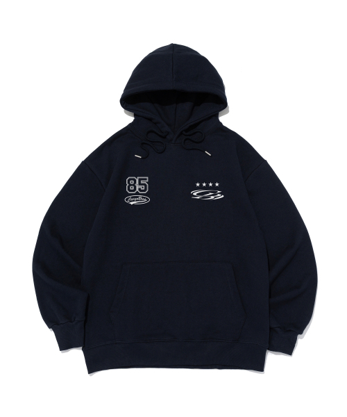 CARGOBROS(カーゴブロス)の「スターサークルロゴオーバーフィットフードTシャツ(ネイビー)(パーカー・メンズ・その他・L-XL/XL-XXL/M-L/MEDIUM/LARGE/X-LARGE/S-M/SMALL)」の1枚目の写真
