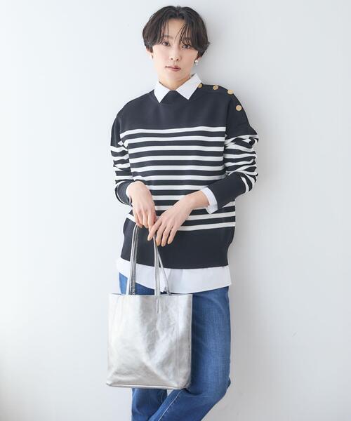 MILOS（ミロス）の「【MILOS】別注メタリックトート（トートバッグ・レディース・ゴールド/シルバー・99）」の14枚目の写真