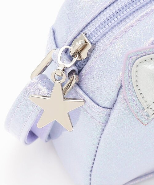 ANNA SUI mini(アナスイ・ミニ)の「ネコキラキラショルダーバッグ(ショルダーバッグ・キッズ・サックスブルー/ラベンダー・F)」の5枚目の写真