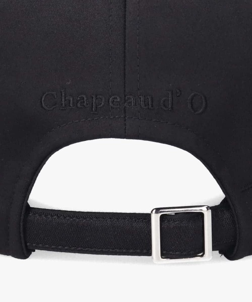 Chapeau d' O（シャポードオー）の「Chapeau d' O  Basic Satin 6P Cap / シャポードオー（キャップ・レディース・ブラック/ライトベージュ/ベージュ・FREE）」の9枚目の写真