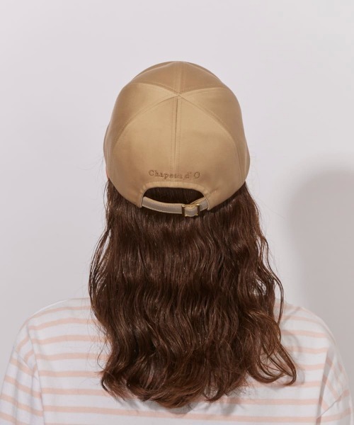 Chapeau d' O（シャポードオー）の「Chapeau d' O  Basic Satin 6P Cap / シャポードオー（キャップ・レディース・ブラック/ライトベージュ/ベージュ・FREE）」の13枚目の写真