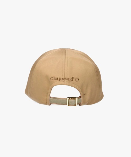 Chapeau d' O（シャポードオー）の「Chapeau d' O  Basic Satin 6P Cap / シャポードオー（キャップ・レディース・ブラック/ライトベージュ/ベージュ・FREE）」の15枚目の写真