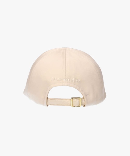 Chapeau d' O（シャポードオー）の「Chapeau d' O  Basic Satin 6P Cap / シャポードオー（キャップ・レディース・ブラック/ライトベージュ/ベージュ・FREE）」の18枚目の写真