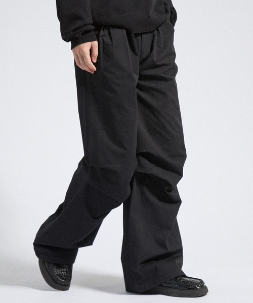Parts Lab.（パーツラボ）の「【Parts Lab.】Herringbone Tuck Volume Pants / ヘリンボーンタックボリュームパンツ（その他パンツ・メンズ・ブラウン/ブラック・S/M/L）」の8枚目の写真