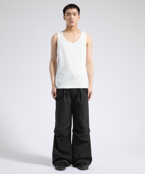 Parts Lab.（パーツラボ）の「【Parts Lab.】Herringbone Tuck Volume Pants / ヘリンボーンタックボリュームパンツ（その他パンツ・メンズ・ブラウン/ブラック・S/M/L）」の18枚目の写真