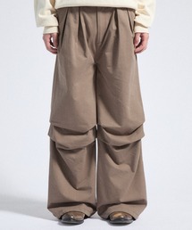 Parts Lab.（パーツラボ）の「【Parts Lab.】Herringbone Tuck Volume Pants / ヘリンボーンタックボリュームパンツ（その他パンツ）」