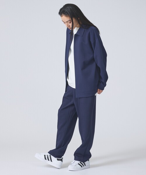 FORTUNA HOMME（フォルトゥナオム）の「【FORTUNA/フォルトゥナ】NobuttonLightJK/ノーボタンライトジャケット/ユニセックス/【WEB限定】（ブルゾン・メンズ・ネイビー/ブラック・M/L）」の6枚目の写真