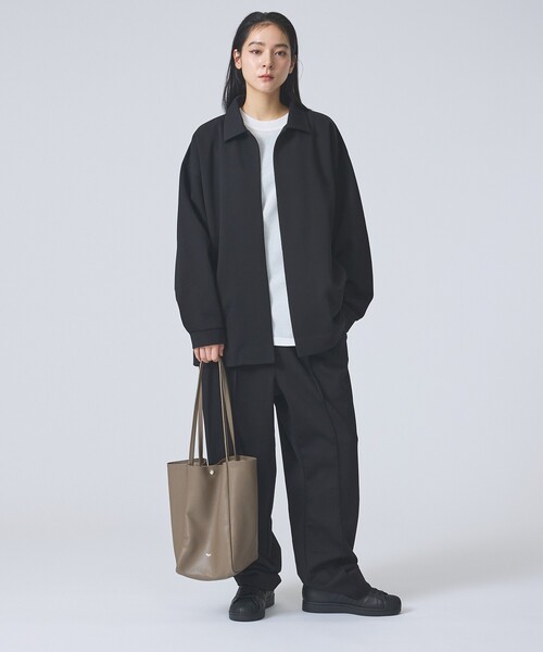 FORTUNA HOMME（フォルトゥナオム）の「【FORTUNA/フォルトゥナ】NobuttonLightJK/ノーボタンライトジャケット/ユニセックス/【WEB限定】（ブルゾン・メンズ・ネイビー/ブラック・M/L）」の10枚目の写真