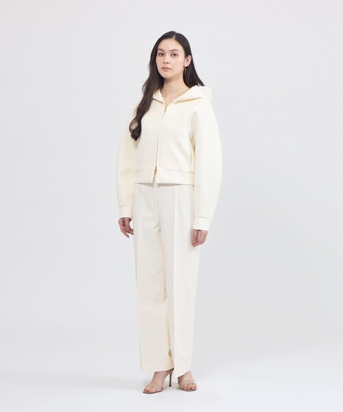 EPOCA(エポカ)の「2WAYダブルクロス ワイドストレートパンツ(その他パンツ・レディース・ネイビー/オフホワイト・40)」の12枚目の写真