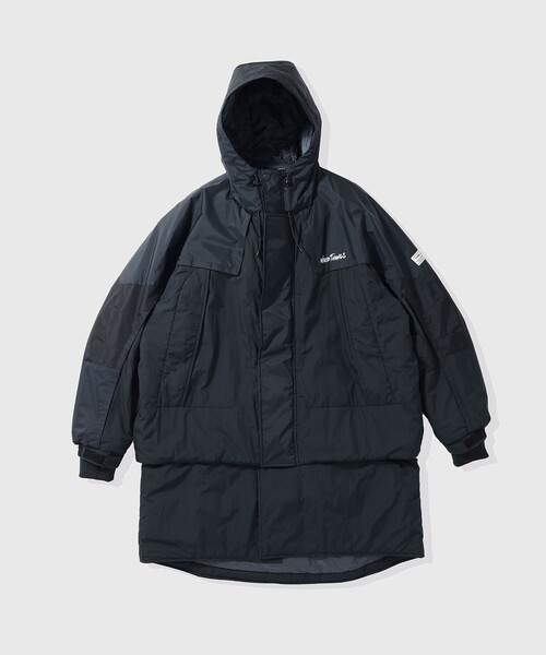 WILD THINGS（ワイルドシングス）の「【elephant TRIBAL fabrics × WILD THINGS for ADAM ET ROPE'】EX DETACHABLE MONSTER PARKA（ダウンジャケット/コート・メンズ・カーキ/ブラック・L/M）」の15枚目の写真