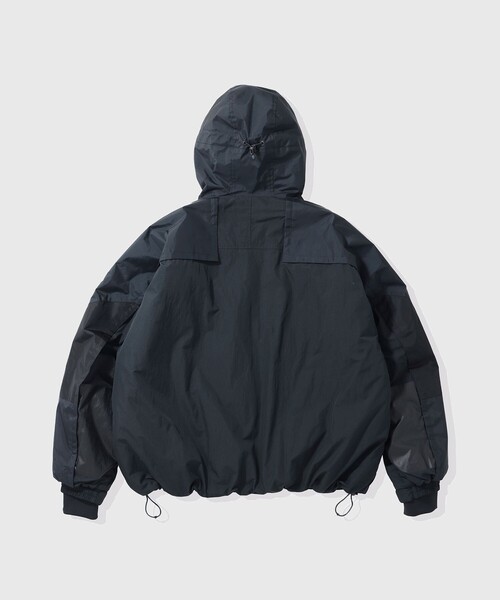 WILD THINGS（ワイルドシングス）の「【elephant TRIBAL fabrics × WILD THINGS for ADAM ET ROPE'】EX DETACHABLE MONSTER PARKA（ダウンジャケット/コート・メンズ・カーキ/ブラック・L/M）」の17枚目の写真