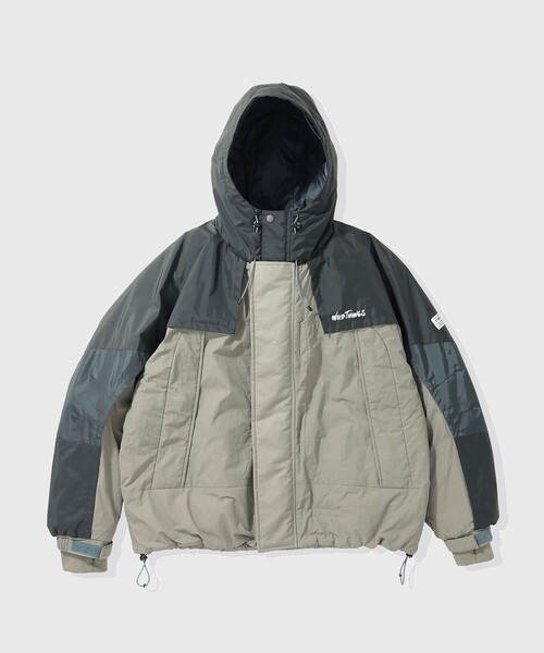 WILD THINGS（ワイルドシングス）の「【elephant TRIBAL fabrics × WILD THINGS for ADAM ET ROPE'】EX DETACHABLE MONSTER PARKA（ダウンジャケット/コート・メンズ・カーキ/ブラック・L/M）」の20枚目の写真