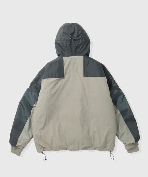 WILD THINGS（ワイルドシングス）の「【elephant TRIBAL fabrics × WILD THINGS for ADAM ET ROPE'】EX DETACHABLE MONSTER PARKA（ダウンジャケット/コート・メンズ・カーキ/ブラック・L/M）」の21枚目の写真