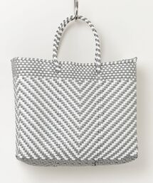 MAISON mou（メゾンムー）の「【Moon Bird/ムーンバード】手編みのメルカドバッグ （S）MBST26-01（かごバッグ）」