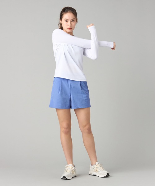 Chacott(チャコット)の「ランナーズロングスリーブTシャツ(Tシャツ/カットソー・レディース・ホワイト・M)」の2枚目の写真