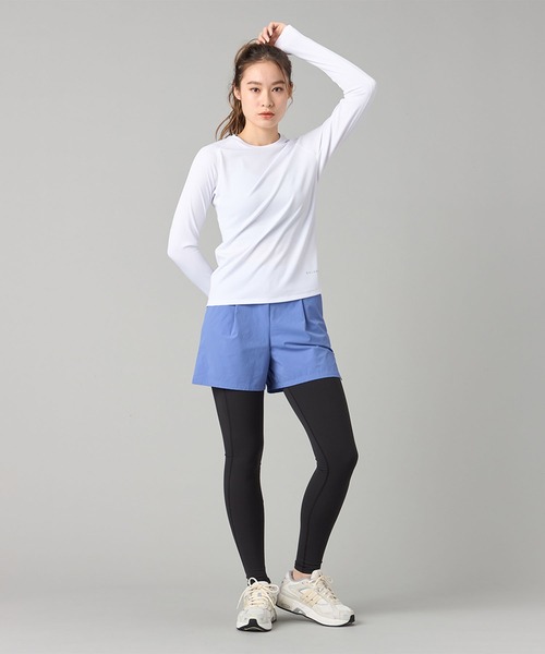 Chacott(チャコット)の「ランナーズロングスリーブTシャツ(Tシャツ/カットソー・レディース・ホワイト・M)」の4枚目の写真