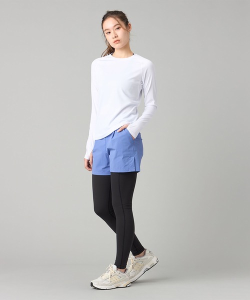 Chacott(チャコット)の「ランナーズロングスリーブTシャツ(Tシャツ/カットソー・レディース・ホワイト・M)」の5枚目の写真