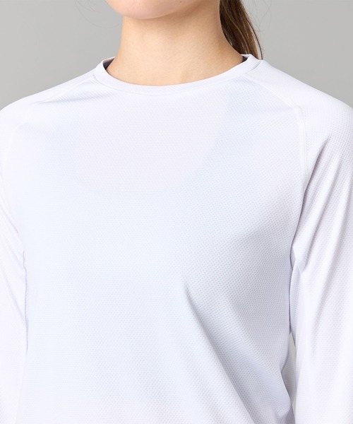 Chacott(チャコット)の「ランナーズロングスリーブTシャツ(Tシャツ/カットソー・レディース・ホワイト・M)」の7枚目の写真