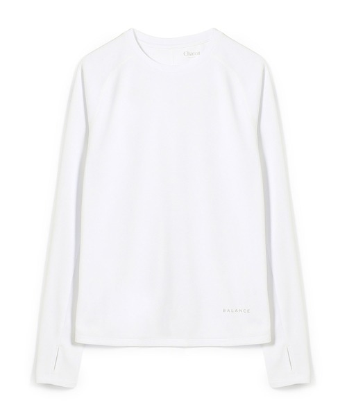 Chacott(チャコット)の「ランナーズロングスリーブTシャツ(Tシャツ/カットソー・レディース・ホワイト・M)」の14枚目の写真
