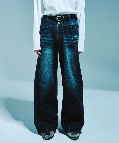 CAMPHOR WOOD(カンファーウッド)の「VEGAN HARAKO WESTERN BELT / ヴィーガンハラコウエスタンベルト(ベルト・メンズ・ブラック/ダークブラウン・フリー)」の6枚目の写真