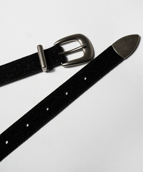 CAMPHOR WOOD(カンファーウッド)の「VEGAN HARAKO WESTERN BELT / ヴィーガンハラコウエスタンベルト(ベルト・メンズ・ブラック/ダークブラウン・フリー)」の21枚目の写真