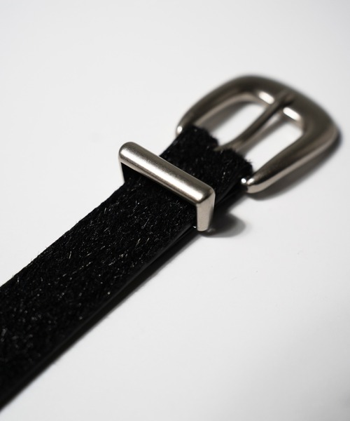 CAMPHOR WOOD(カンファーウッド)の「VEGAN HARAKO WESTERN BELT / ヴィーガンハラコウエスタンベルト(ベルト・メンズ・ブラック/ダークブラウン・フリー)」の20枚目の写真