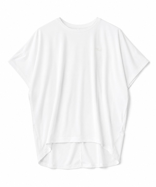 Kappa(カッパ)の「透けない冷感チュニックTシャツ(Tシャツ/カットソー・レディース・ホワイト/ブラック/ライム・MEDIUM/LARGE/X-LARGE)」の1枚目の写真