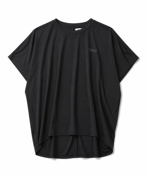 Kappa(カッパ)の「透けない冷感チュニックTシャツ(Tシャツ/カットソー・レディース・ホワイト/ブラック/ライム・MEDIUM/LARGE/X-LARGE)」の2枚目の写真