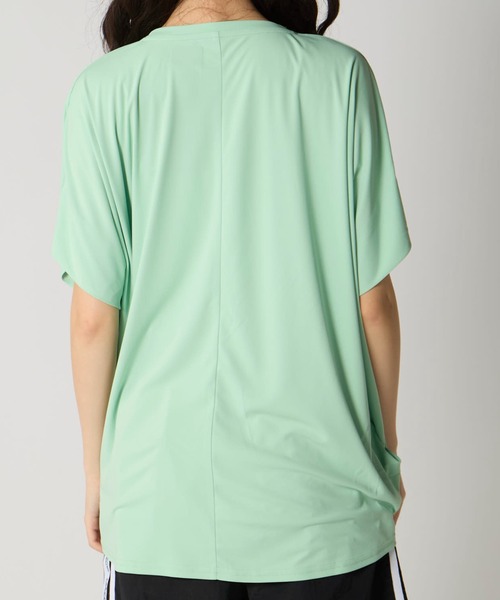 Kappa(カッパ)の「透けない冷感チュニックTシャツ(Tシャツ/カットソー・レディース・ホワイト/ブラック/ライム・MEDIUM/LARGE/X-LARGE)」の6枚目の写真