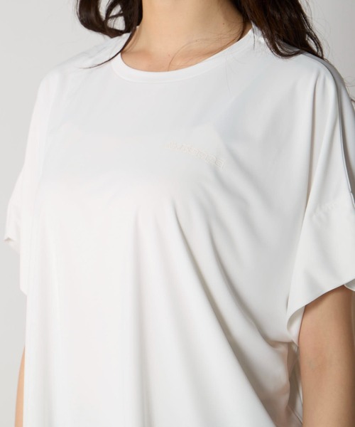 Kappa(カッパ)の「透けない冷感チュニックTシャツ(Tシャツ/カットソー・レディース・ホワイト/ブラック/ライム・MEDIUM/LARGE/X-LARGE)」の11枚目の写真
