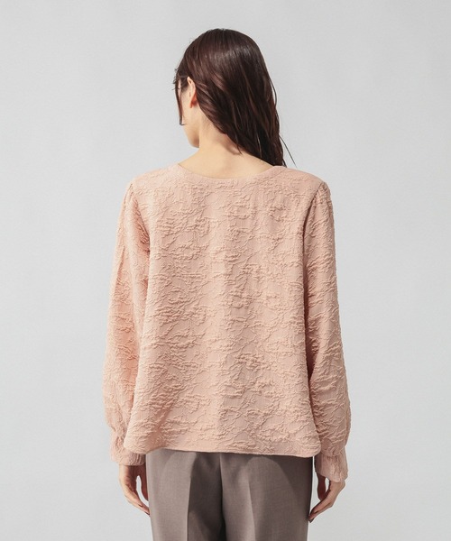 GLOBAL WORK（グローバルワーク）の「ジャガード2WAYブラウス/601068（シャツ/ブラウス・レディース・ブラック/ピンク系その他/ホワイト・LARGE/MEDIUM）」の20枚目の写真