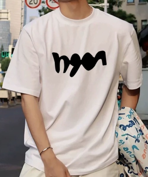 WESTBOY(ウエストボーイ)の「ロゴプリント グラフィック 半袖Tシャツ WO26S4TP16(Tシャツ/カットソー・メンズ・ブラック/ホワイト・XL/M/L)」の2枚目の写真