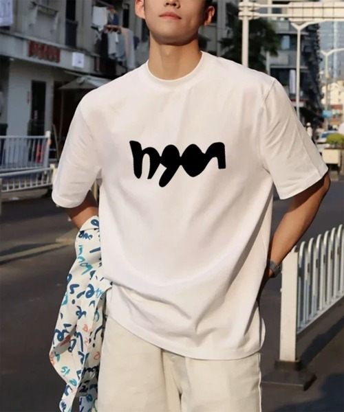 WESTBOY(ウエストボーイ)の「ロゴプリント グラフィック 半袖Tシャツ WO26S4TP16(Tシャツ/カットソー・メンズ・ブラック/ホワイト・XL/M/L)」の4枚目の写真