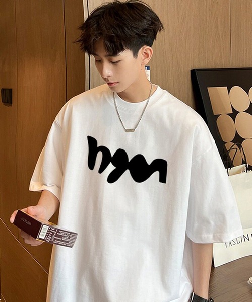 WESTBOY(ウエストボーイ)の「ロゴプリント グラフィック 半袖Tシャツ WO26S4TP16(Tシャツ/カットソー・メンズ・ブラック/ホワイト・XL/M/L)」の3枚目の写真