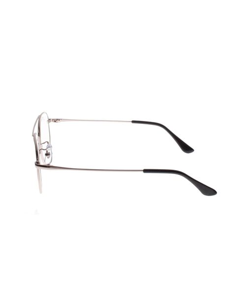 Ungrid(アングリッド)の「ダブルラインフレーム伊達メガネ(メガネ・レディース・シルバー・FREE)」の6枚目の写真