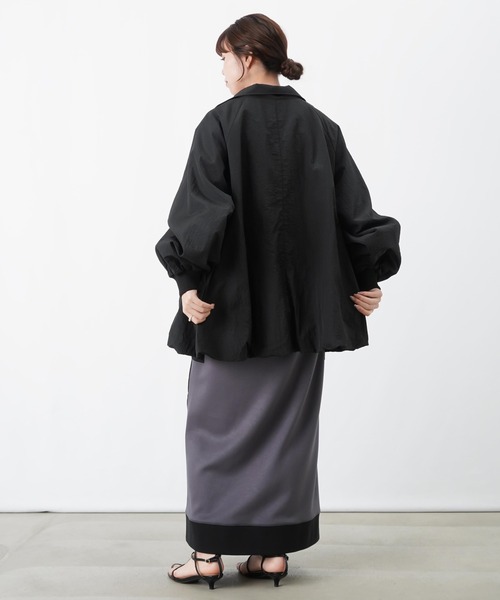 LUCA/LADY LUCK LUCA（ルカ/レディラックルカ）の「LC/LLL ミドル丈バルーンコート（その他アウター・レディース・カーキ/ブラック/ベージュ・FREE）」の7枚目の写真